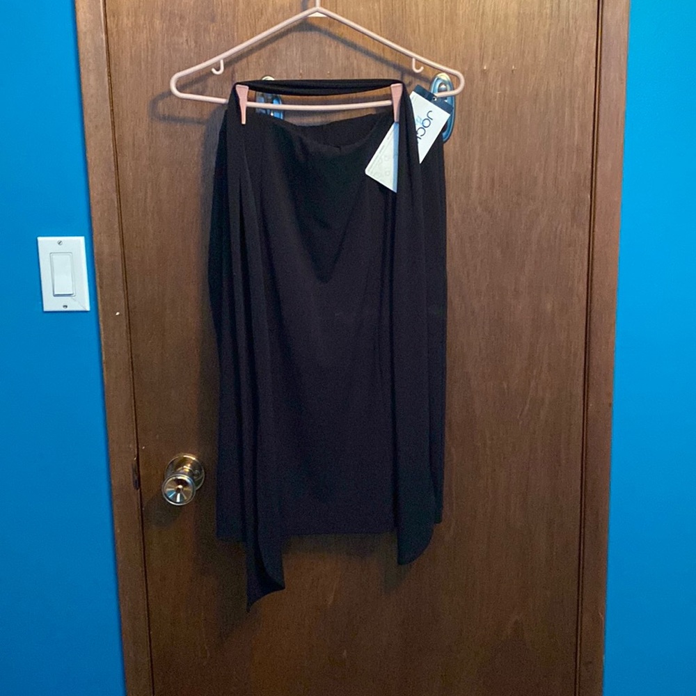 Nwt black jockey skirt with belt
